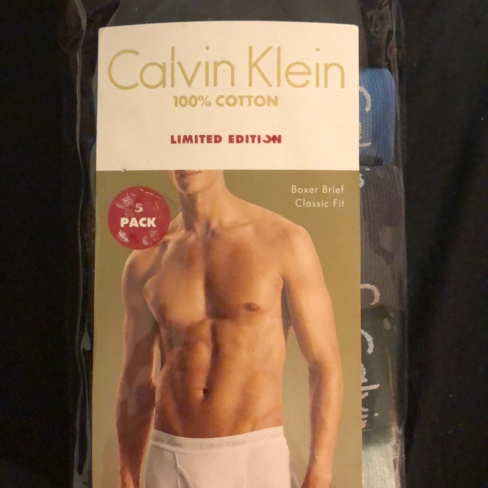 NWT Calvin Klein - 5 100% Cotton Boxer Brief